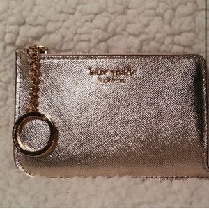 Kate spade L zip card holder NWT